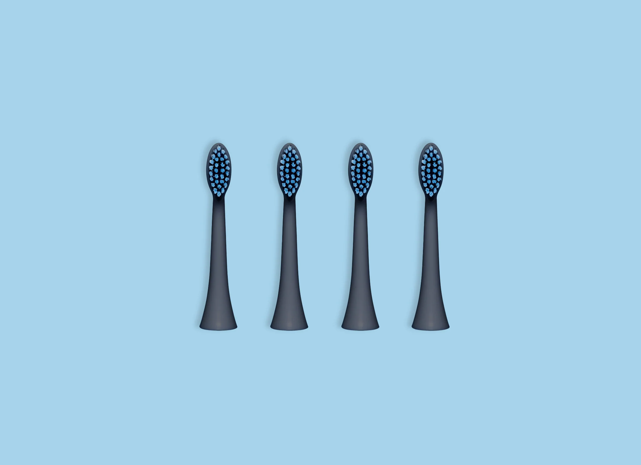 4 Pack Recycled Ocean-bound Brush Head - Image 4