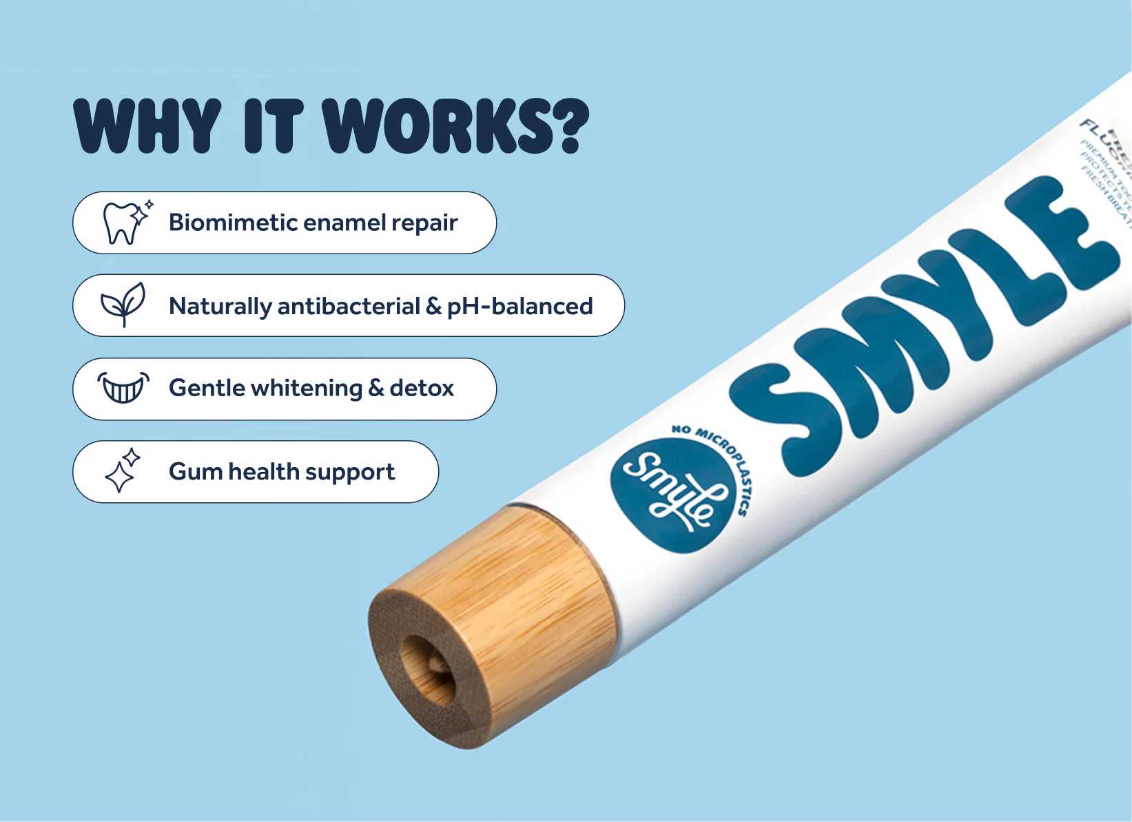 Fluoride-Free Toothpaste | Freshmint - With Hydroxyapatite - Image 4