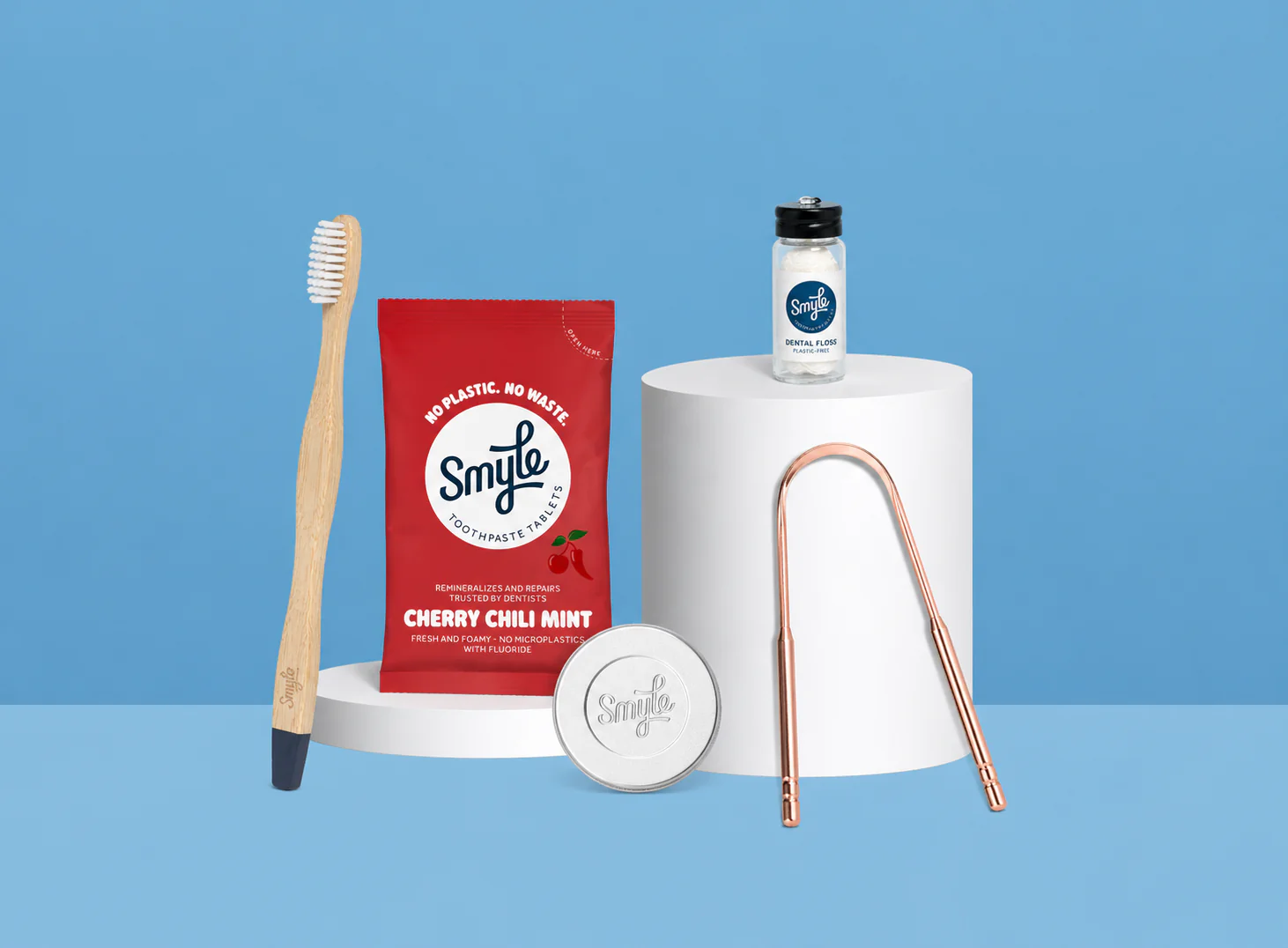 The Essential Travel Pack: Tabs + Floss + Tongue Cleaner + Bamboo Brush + Travel Tin - Image 7