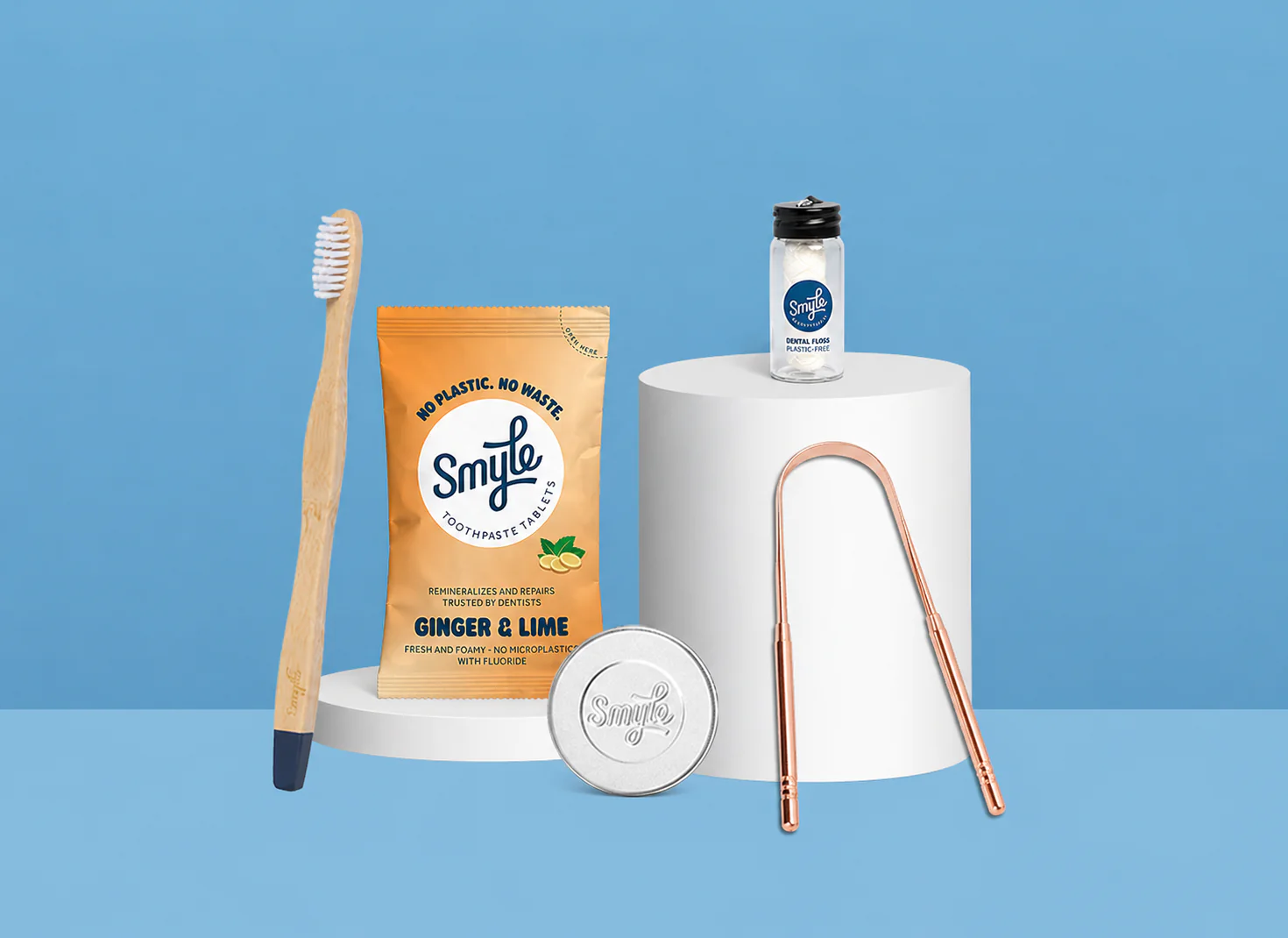 The Essential Travel Pack: Tabs + Floss + Tongue Cleaner + Bamboo Brush + Travel Tin - Image 8